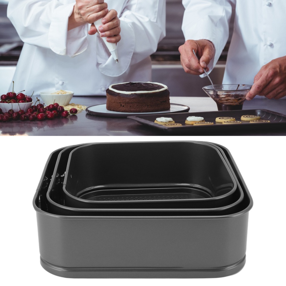 3pcs Carbon Steel Springform C - Springform Pan Set avaliação e preço