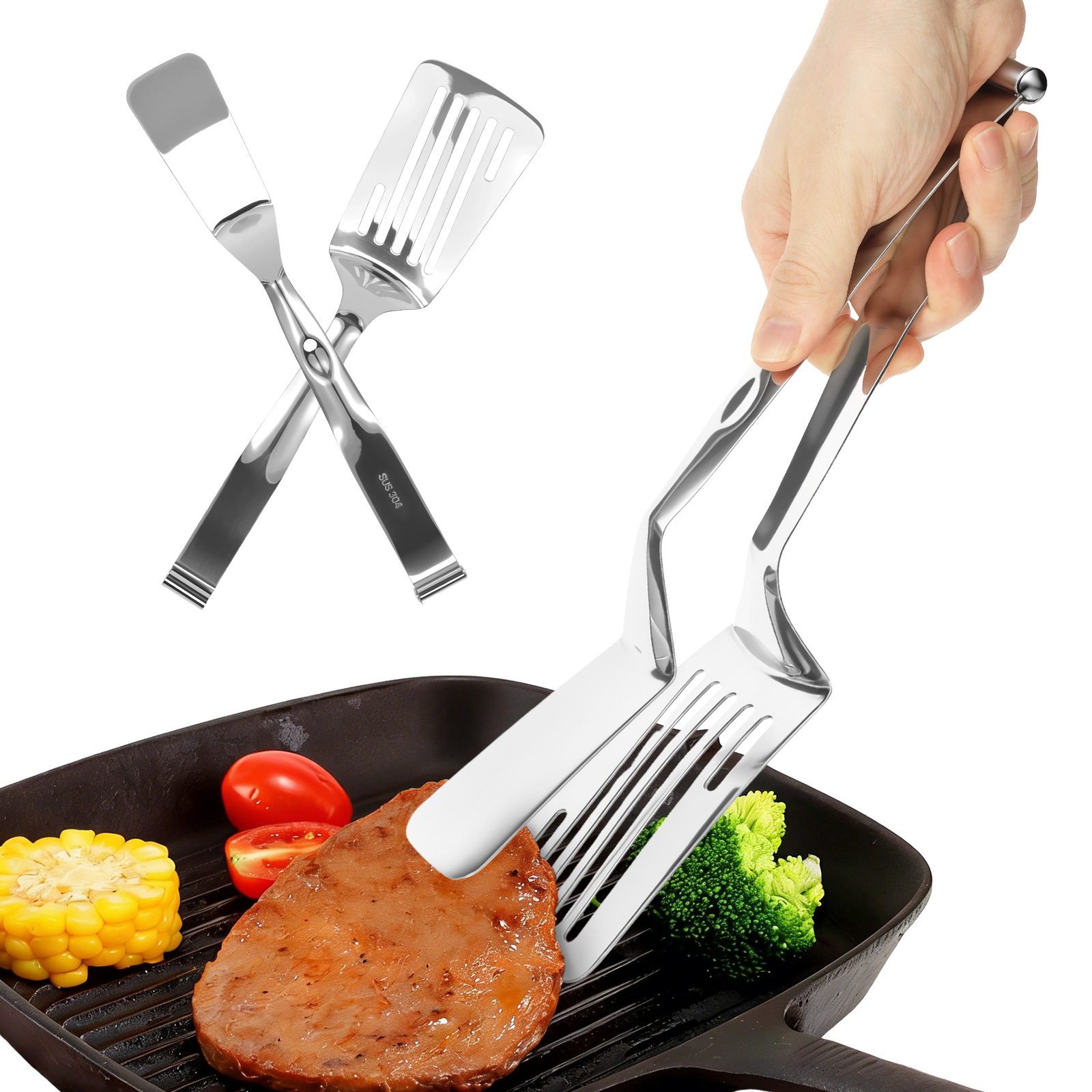 2Pcs 11.34inch Stainless Steel - Kitchen Up avaliação e preço