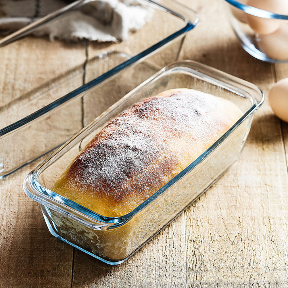 1Pcs Premium Tempered Glass Ba - Kitchen Baking Pan Storage avaliação e preço