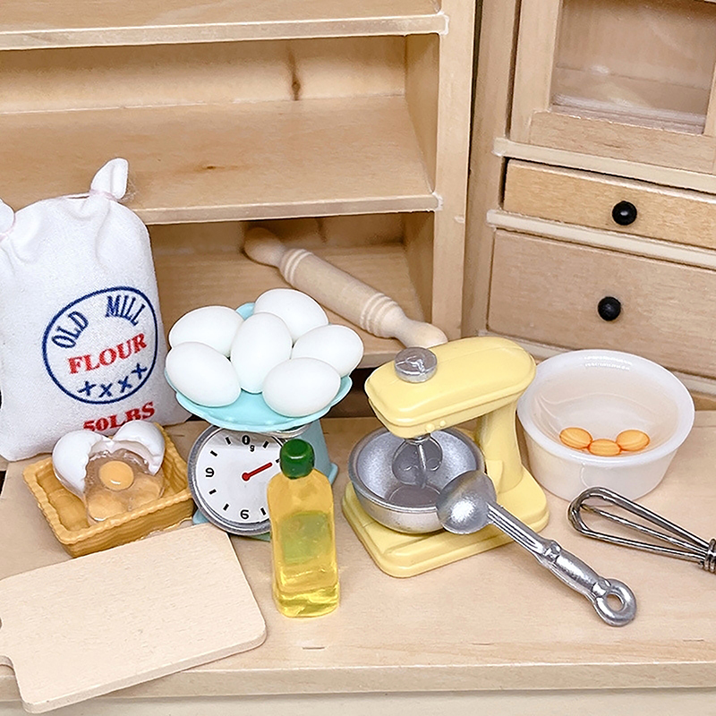 1Set 1:12 Dollhouse Miniature  - Kitchen With Baking Area avaliação e preço