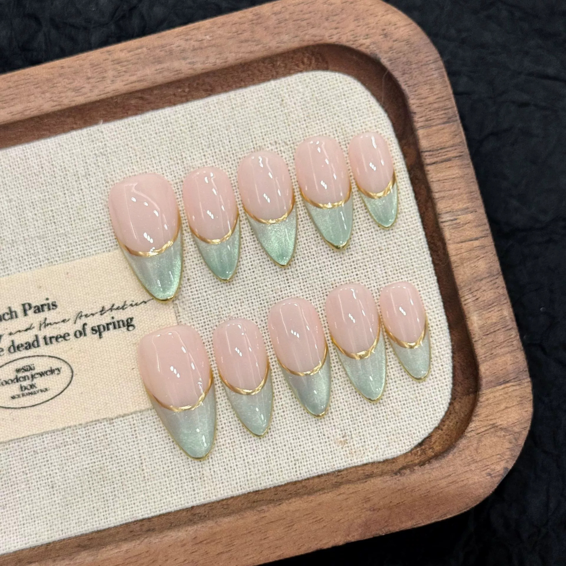10pcs Handmade Press on Nails  - Decorating Tip Set avaliação e preço
