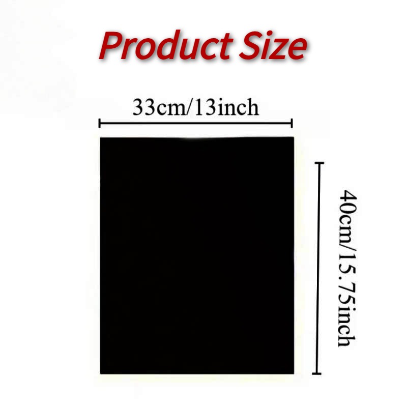 1/2/3/4/5PCS Black BBQ Grill M - Kitchen Baking Mat avaliação e preço