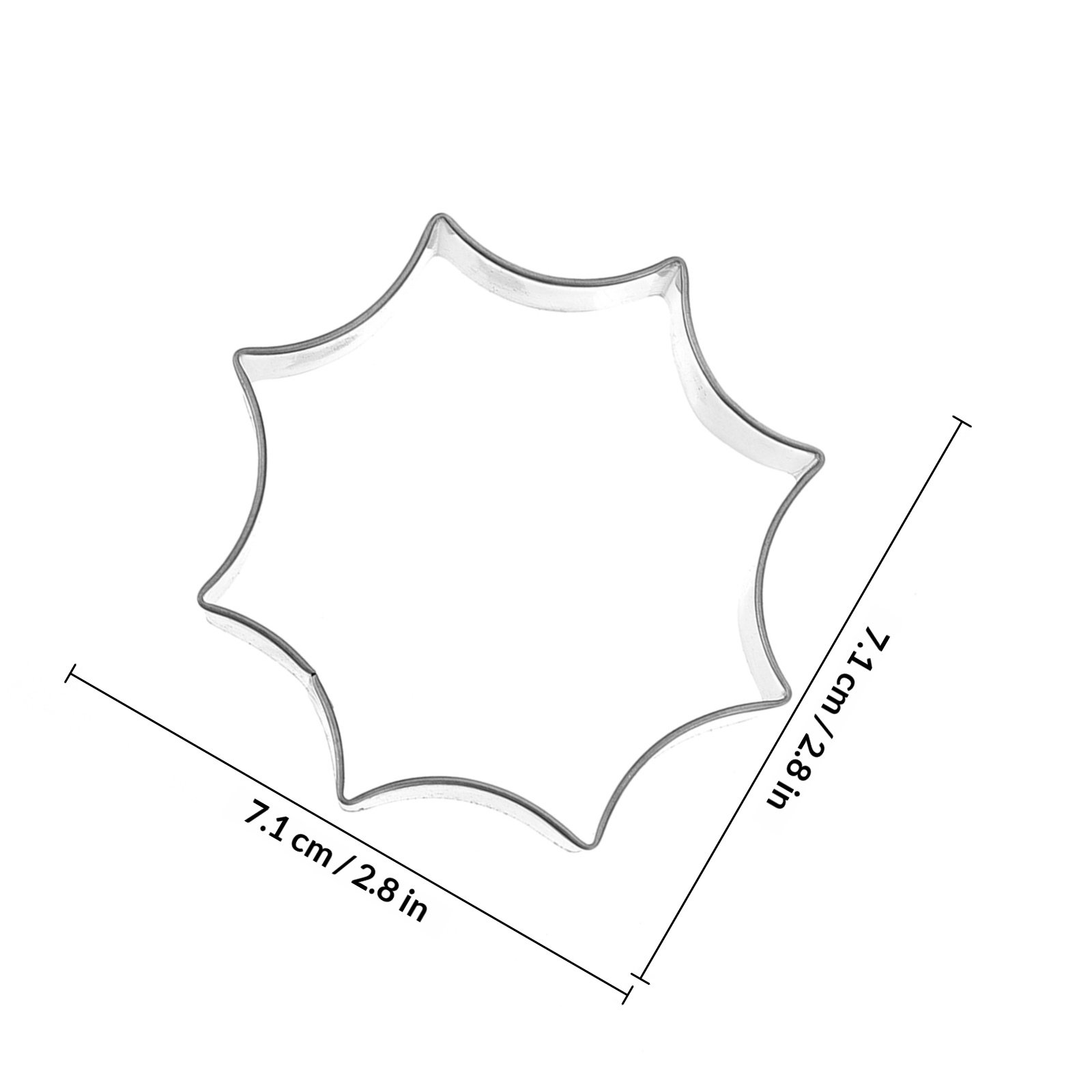 9Pcs Food Grade Stainless Stee - Cookie Cutter Set avaliação e preço
