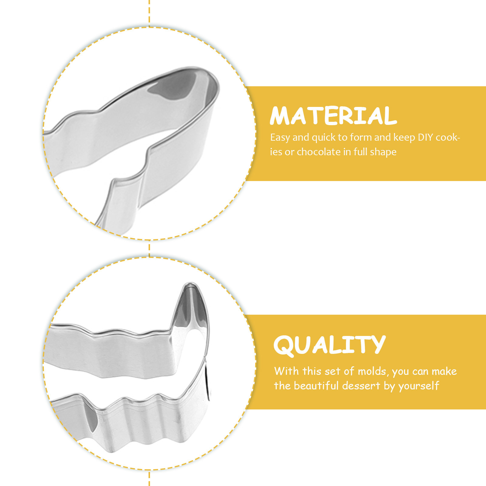 9Pcs Food Grade Stainless Stee - Cookie Cutter Set avaliação e preço