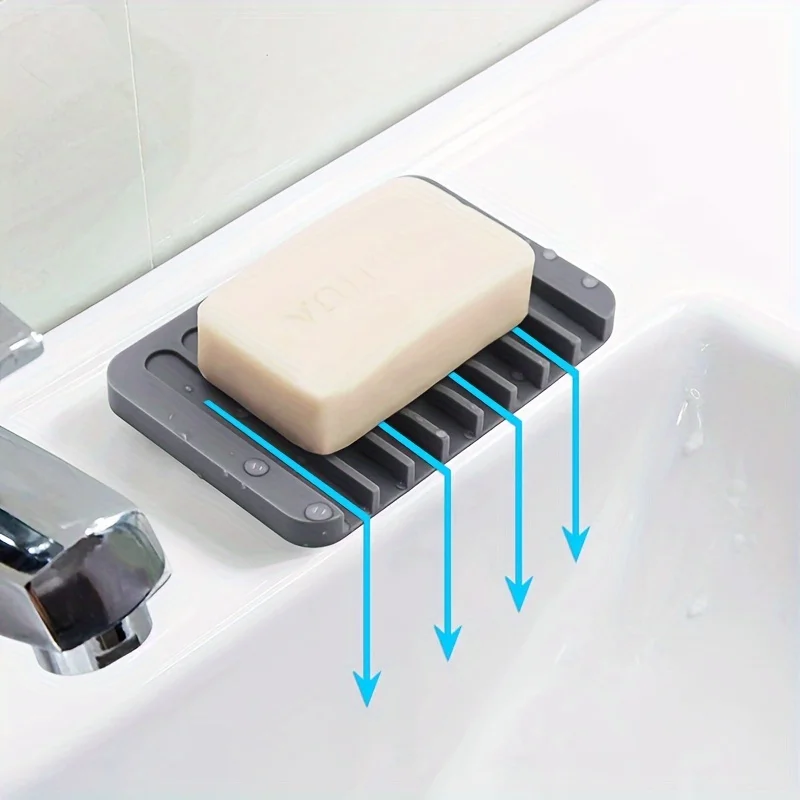 New 1PC Silicone Draining Soap - Kitchen Baking Tins avaliação e preço