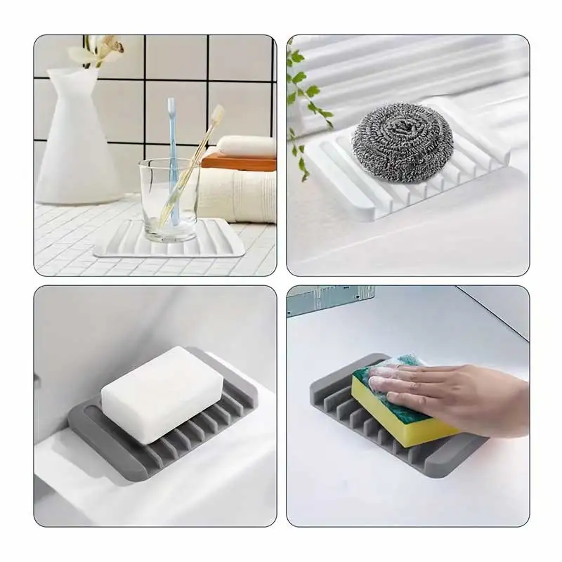 New 1PC Silicone Draining Soap - Kitchen Baking Tins avaliação e preço