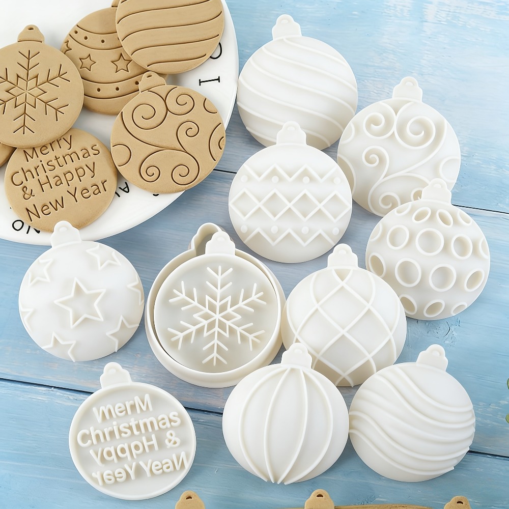 11Pcs Christmas Ornament Cooki - Cookie Cutter Set avaliação e preço
