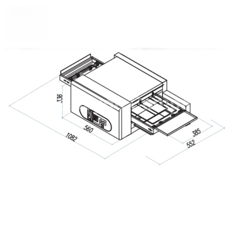12 20 32 Inch Pizza Conveyor O - Commercial Kitchen Baking Equipment avaliação e preço
