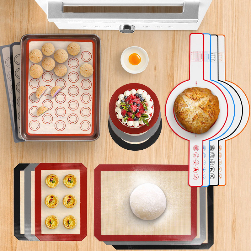 1Pc 42x29.5cm Silicone Baking  - Kitchen Baking Mat avaliação e preço