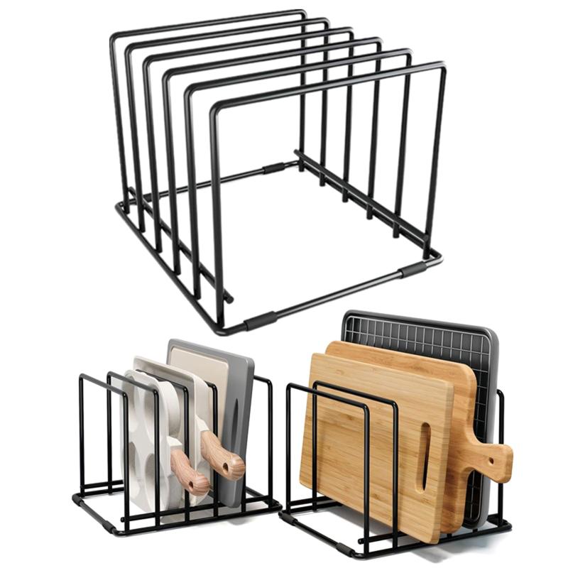 Anti-slip Feet Organizer Bakin - Kitchen Baking Pan Storage avaliação e preço