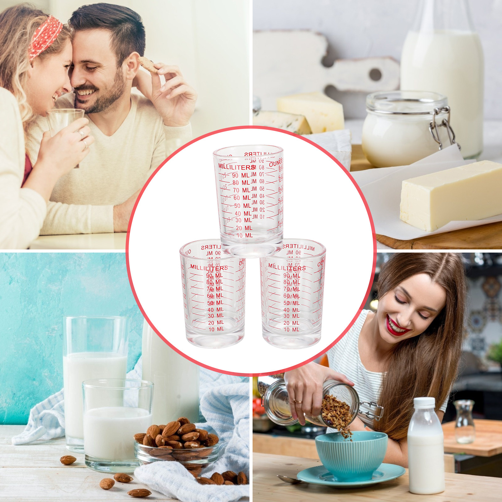 3Pcs Transparent High Quality  - Kitchen With Baking Area avaliação e preço