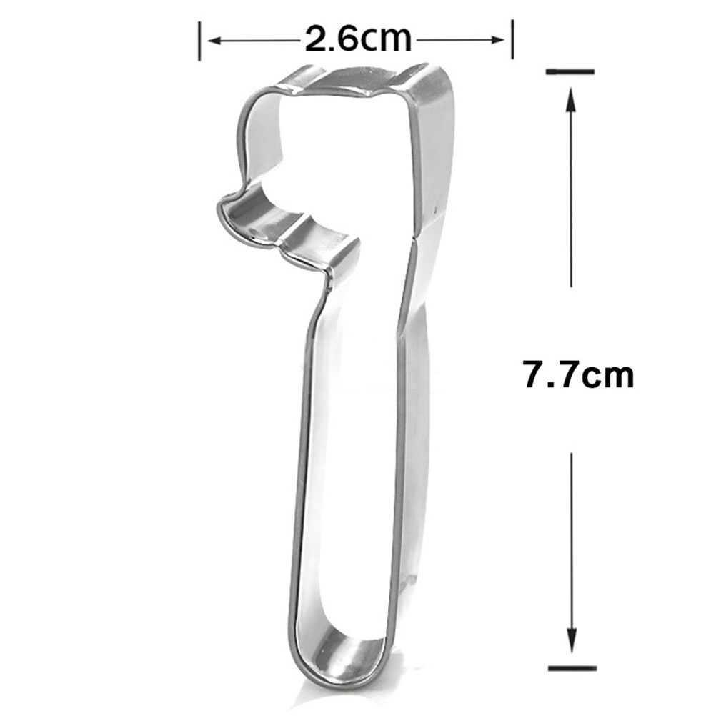 3Pcs Rust Proof Stainless Stee - Cookie Cutter Set avaliação e preço