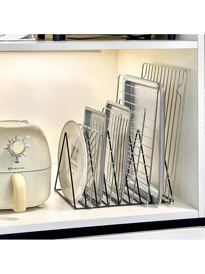 Kitchen Storage Rack Iron Art  - Kitchen Baking Pan Storage avaliação e preço