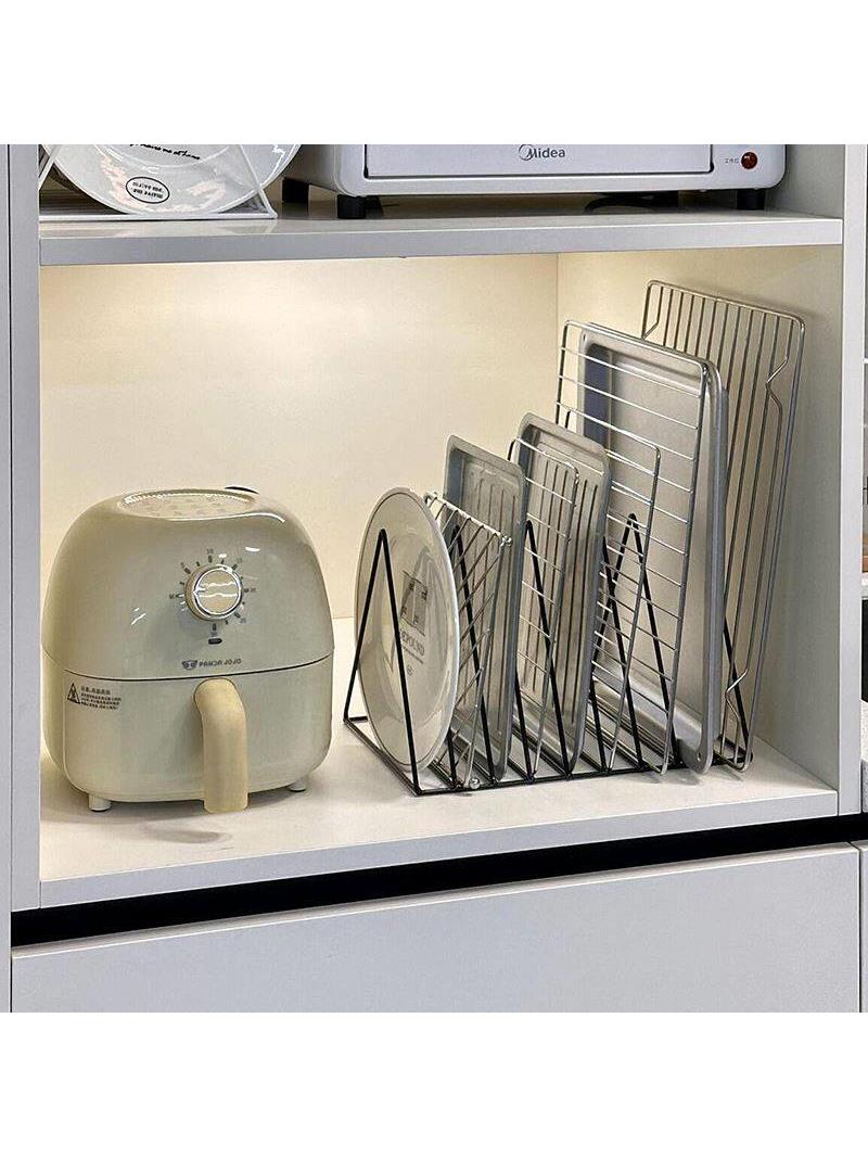 Kitchen Storage Rack Iron Art  - Kitchen Baking Pan Storage avaliação e preço