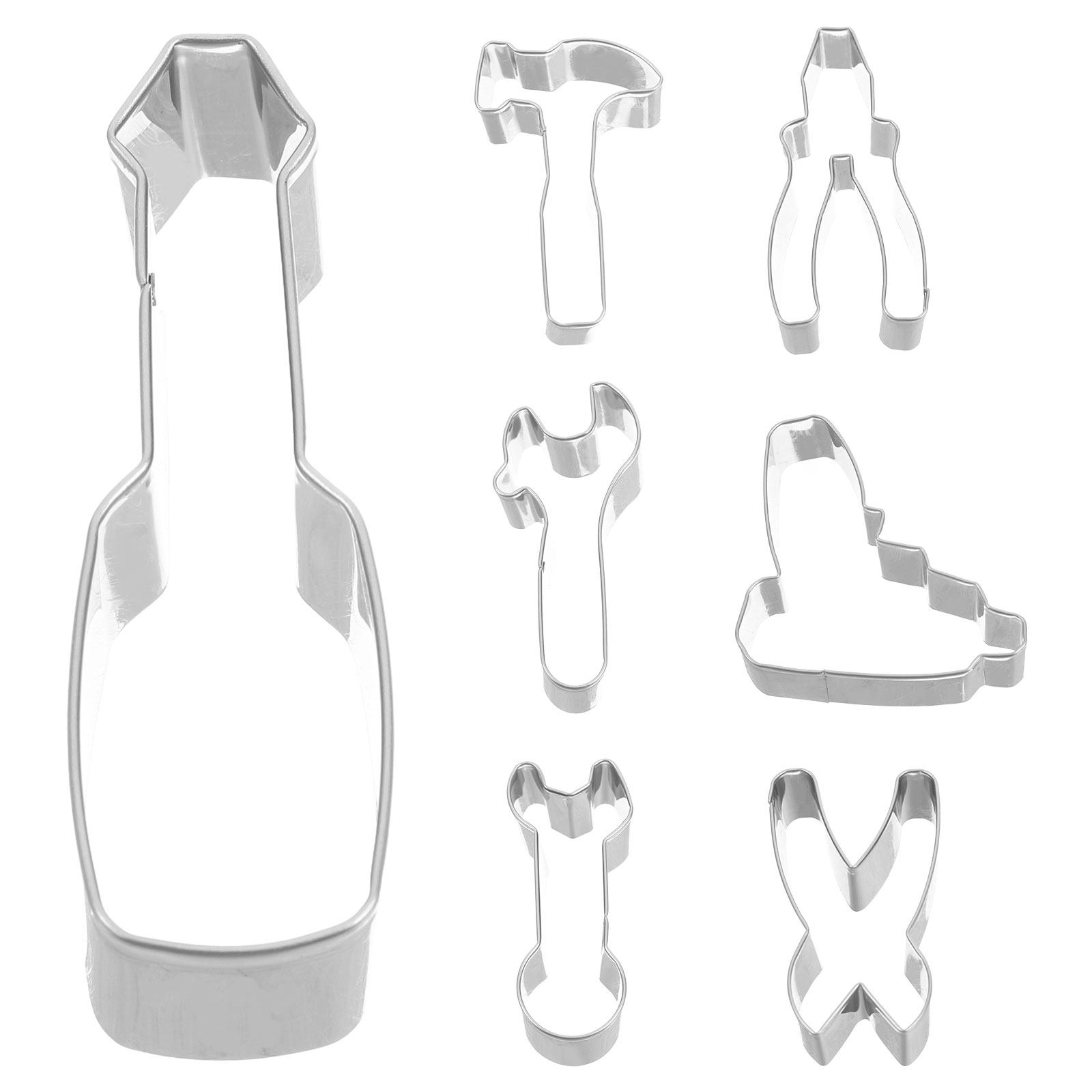 7Pcs Construction Tool Cookie  - Cookie Cutter Set avaliação e preço