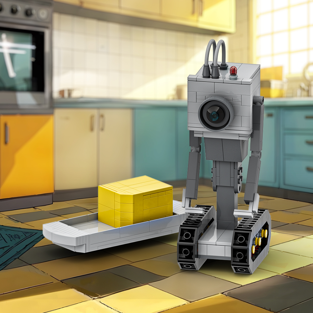 MOC Rick's Butter Robot Model  - Kitchen Robot Baking avaliação e preço