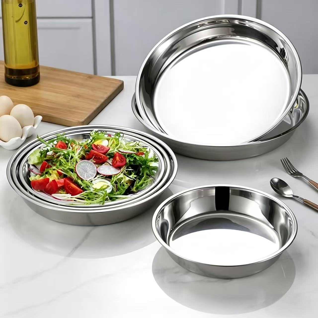 Extra-Thick Stainless Steel Ca - Cake Board Round avaliação e preço