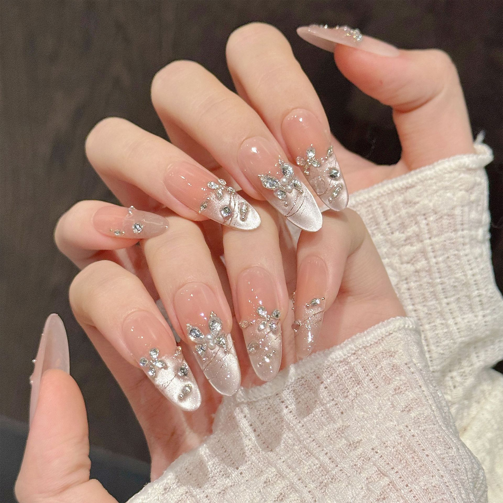 10pcs Handmade Press On Nails  - Decorating Tip Set avaliação e preço