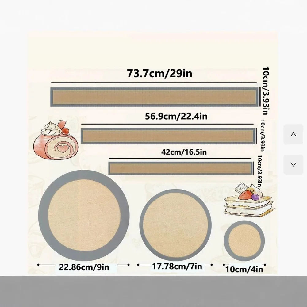 Silicone Oven Baking Mat Set N - Springform Pan Set avaliação e preço