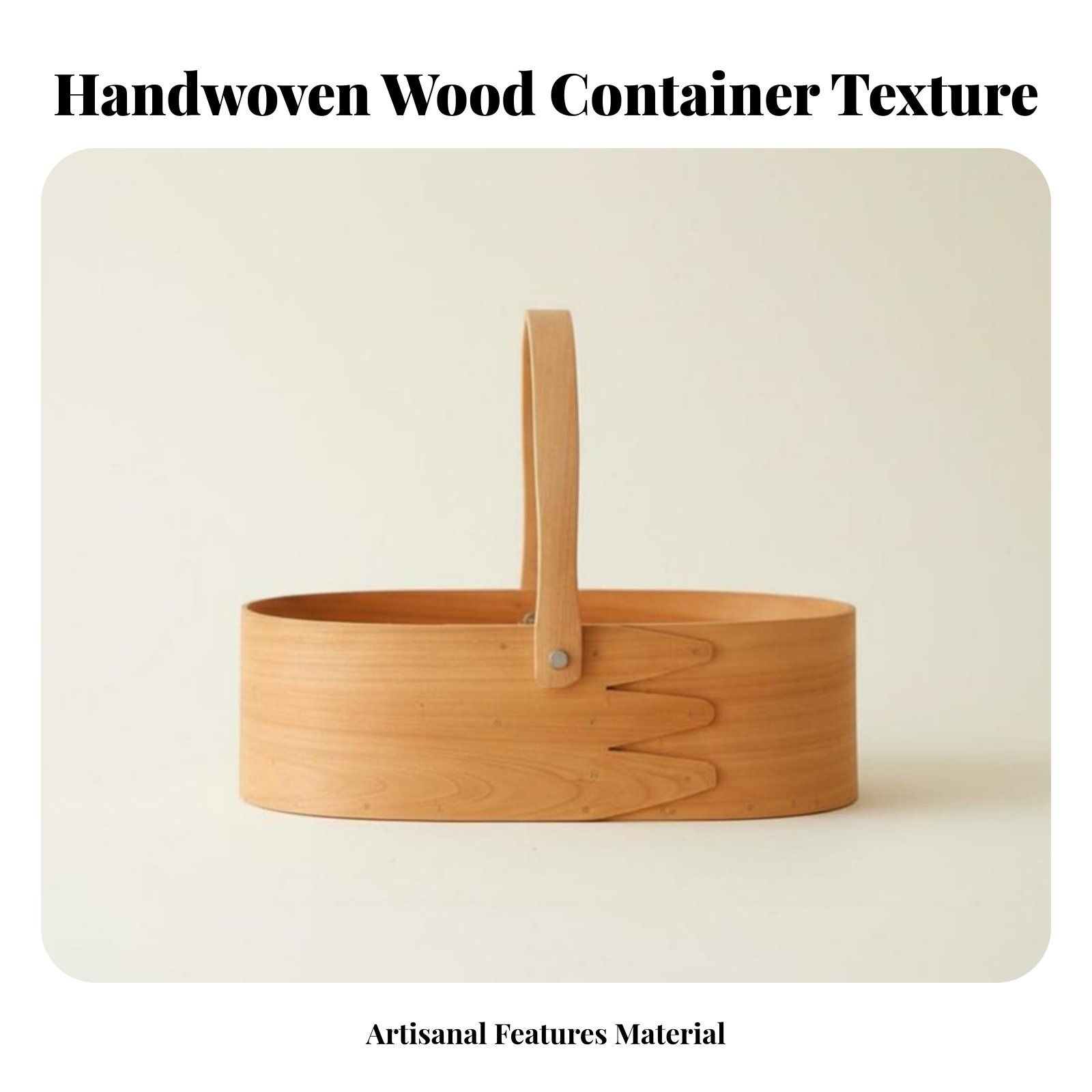 Handled Wood Chip Container Ja - Kitchen Baking Molds avaliação e preço